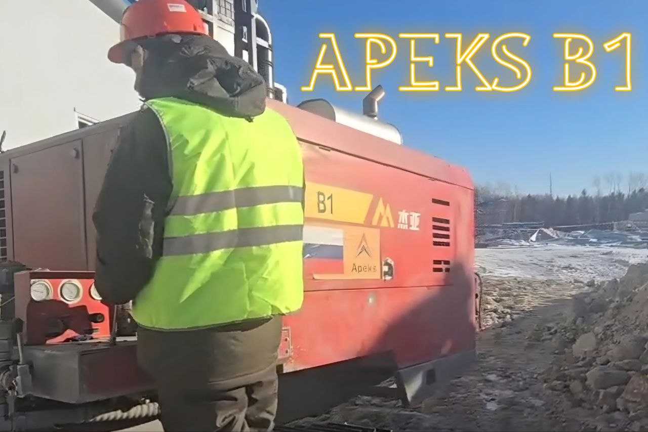 БУРЕНИЕ ПОД АНОДНЫЕ ЗАЗЕМЛЯЮЩИЕ СТЕРЖНИ СТАНКОМ APEKS B1